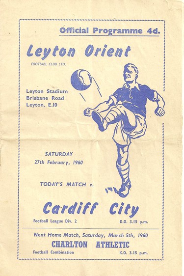 Leyton Orient FC v Cardiff City FC